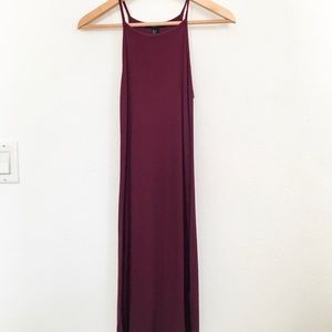 Bodycon Maxi Burgundy Dress